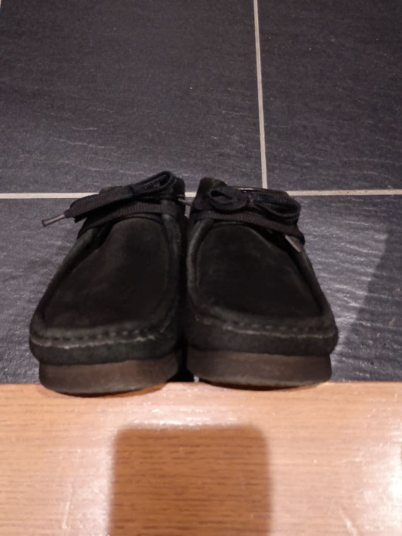 クラークス　ワラビーブーツ　ブラック　26cm