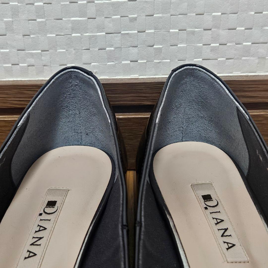 極美品☆ DIANA パンプス オペラシューズ リボン ポインテッドトゥ