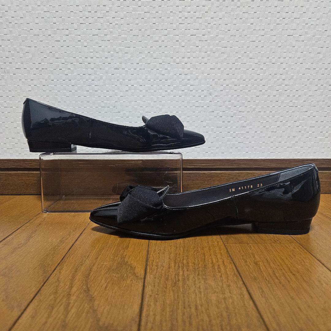 極美品☆ DIANA パンプス オペラシューズ リボン ポインテッドトゥ