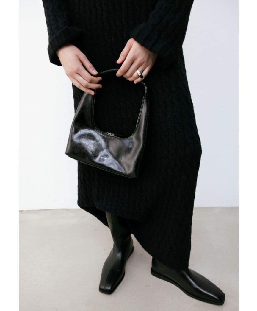 【試着のみ新品】24.5cm studio doe ロングブーツ ブラック黒39