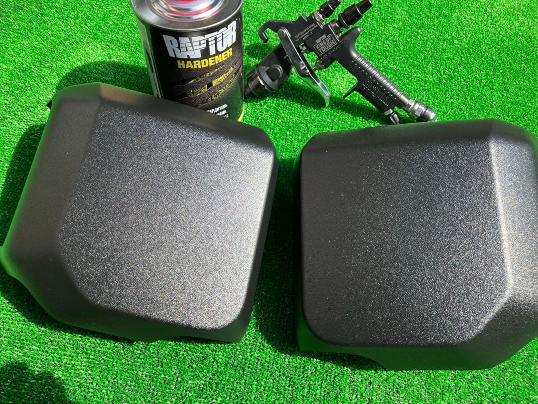 ランクル250 ドアミラーカバー純正本物ラプターライナー塗装カスタム