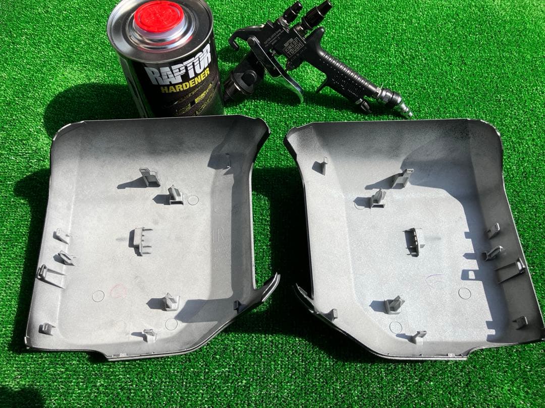 ランクル250 ドアミラーカバー純正本物ラプターライナー塗装カスタム