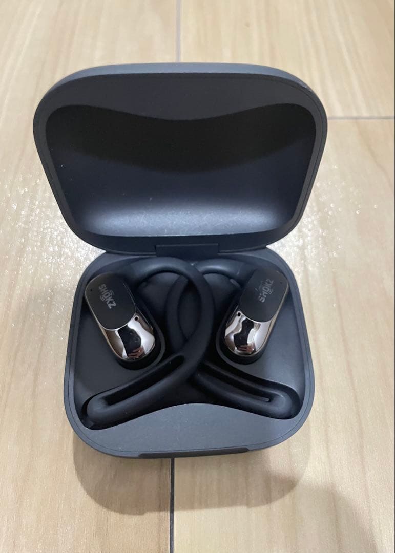 SHOKZ OPENFIT AIR ワイヤレスイヤホン ブラック