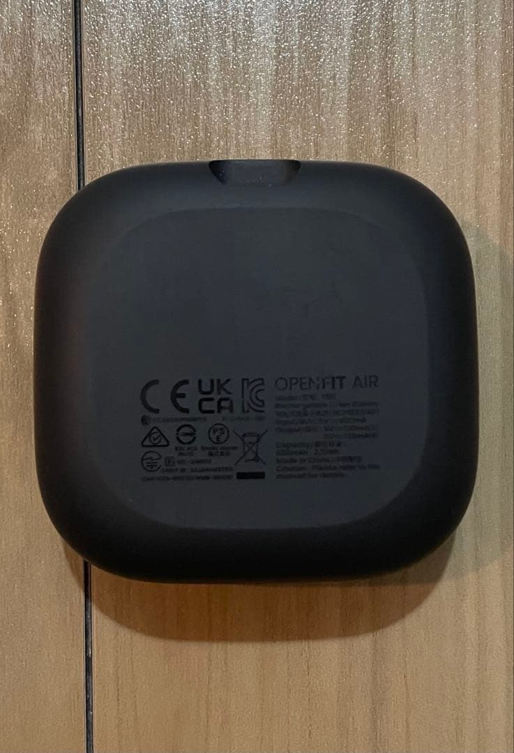 SHOKZ OPENFIT AIR ワイヤレスイヤホン ブラック