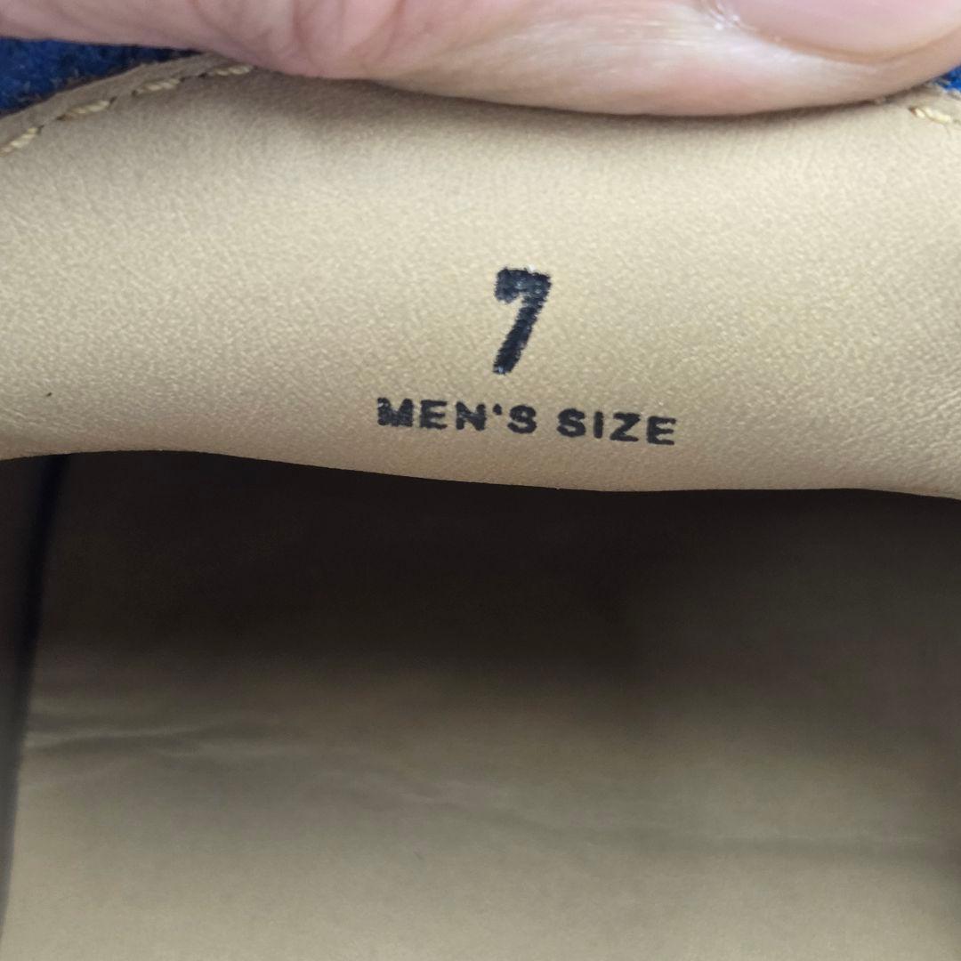 あ*ず様 TOD'S スエード モカシン 青 UK7