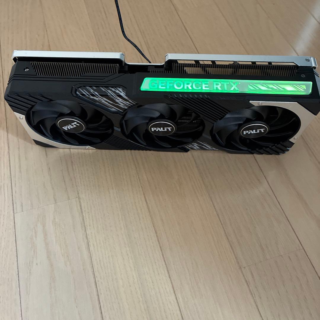 palit RTX 4080 ヒートシンク　ファン　バックプレート　LED