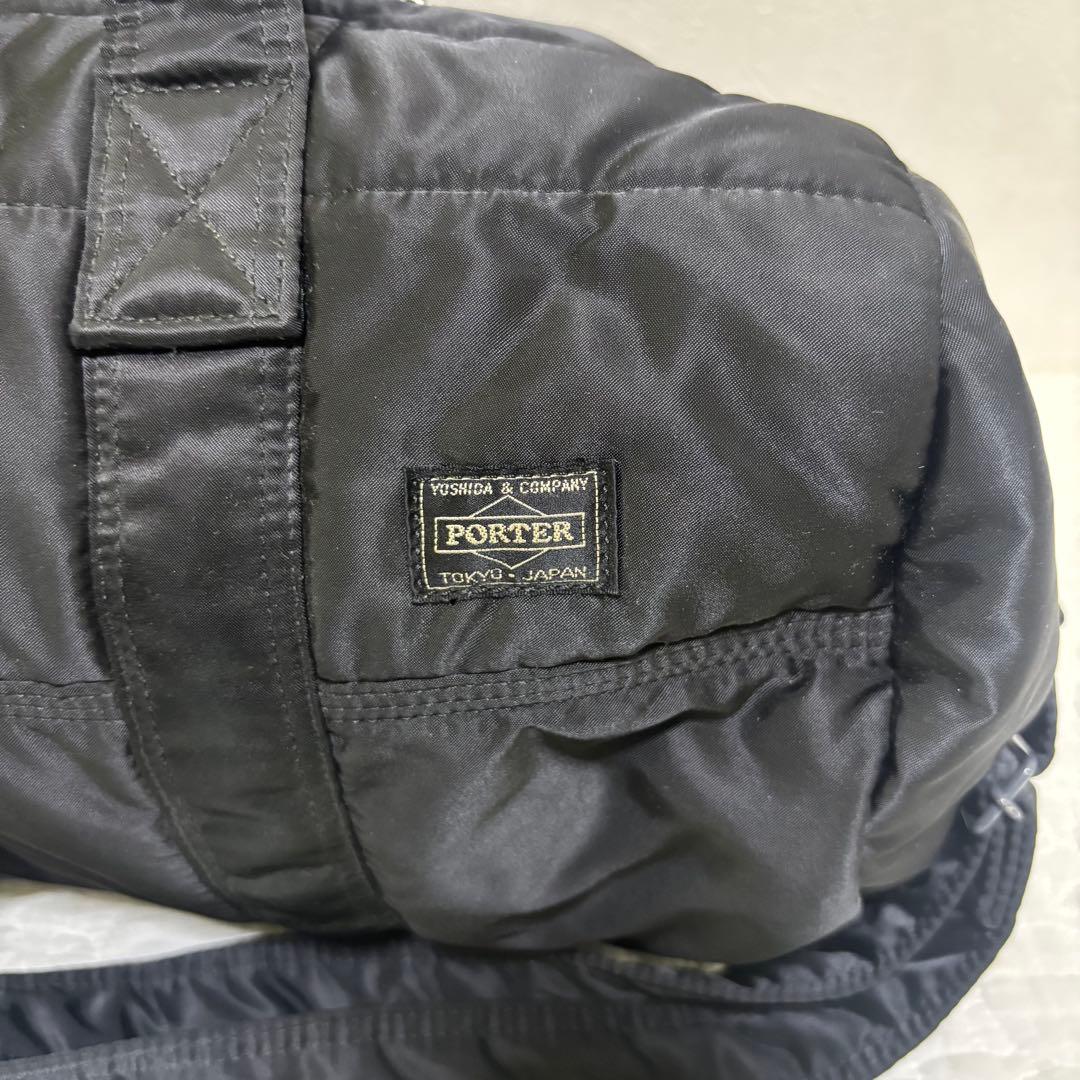 極美品✨廃盤 ポーター タンカー ボストンバッグ ダッフル 2way ブラック