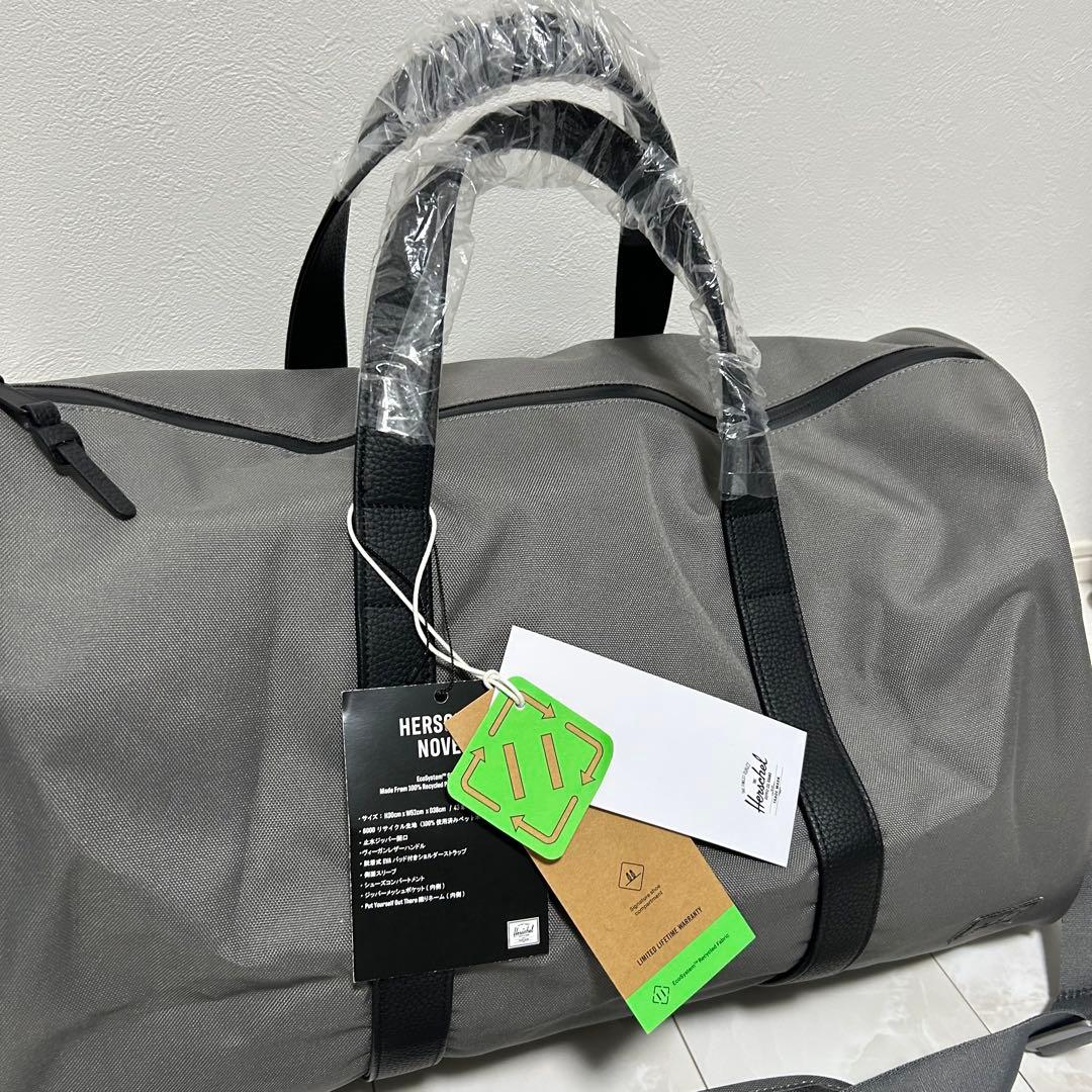 Herschel Novel Duffle グレー 43L ボストンバッグ