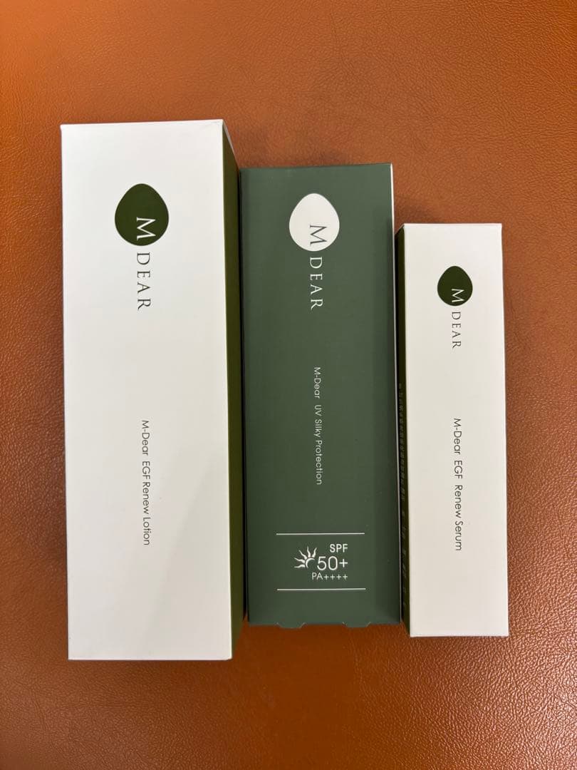 エムディア化粧水＋セラム＋日焼け止め