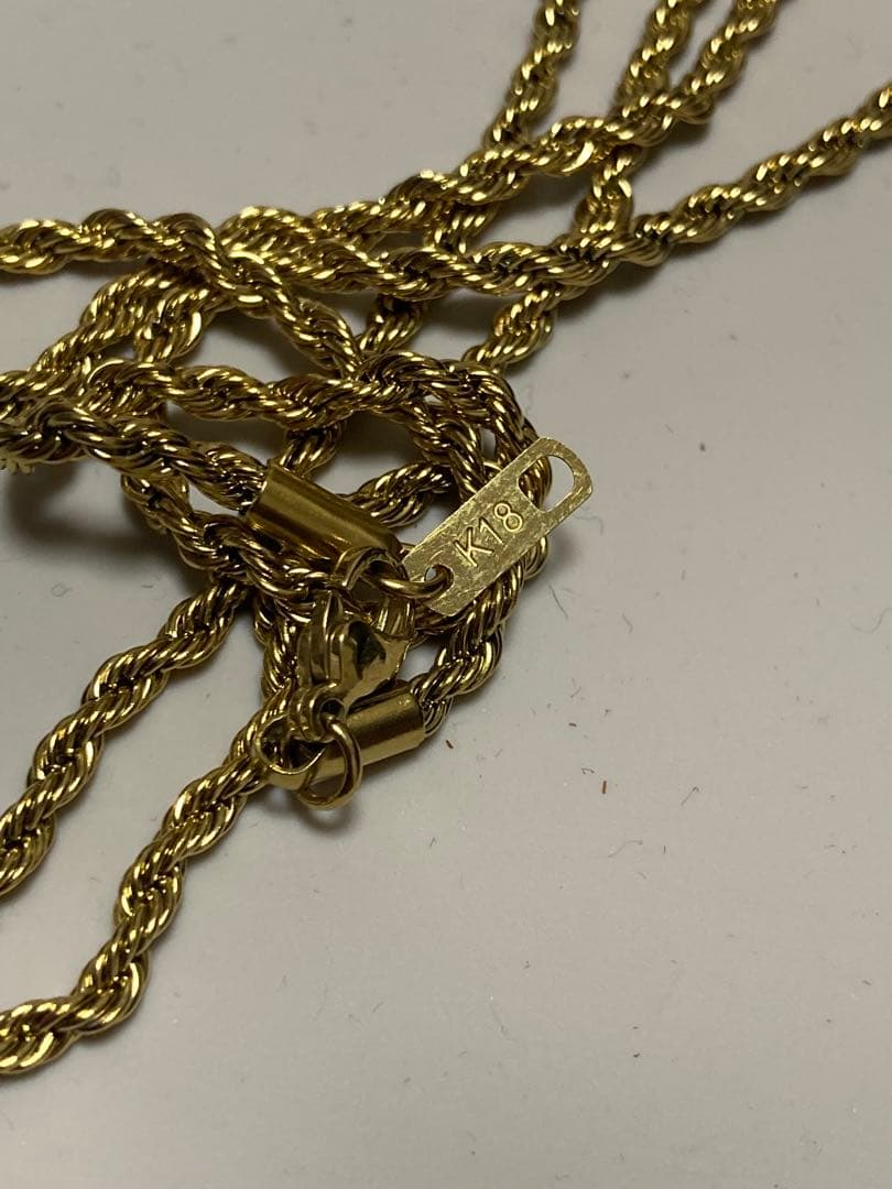 K18刻印ネックレス