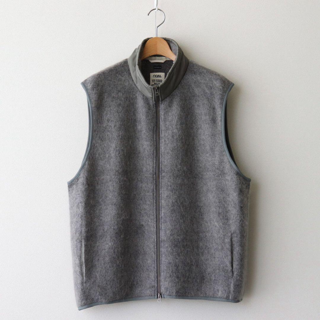 nanamica Zip-Up Mohair Vest M ナナミカ ベスト