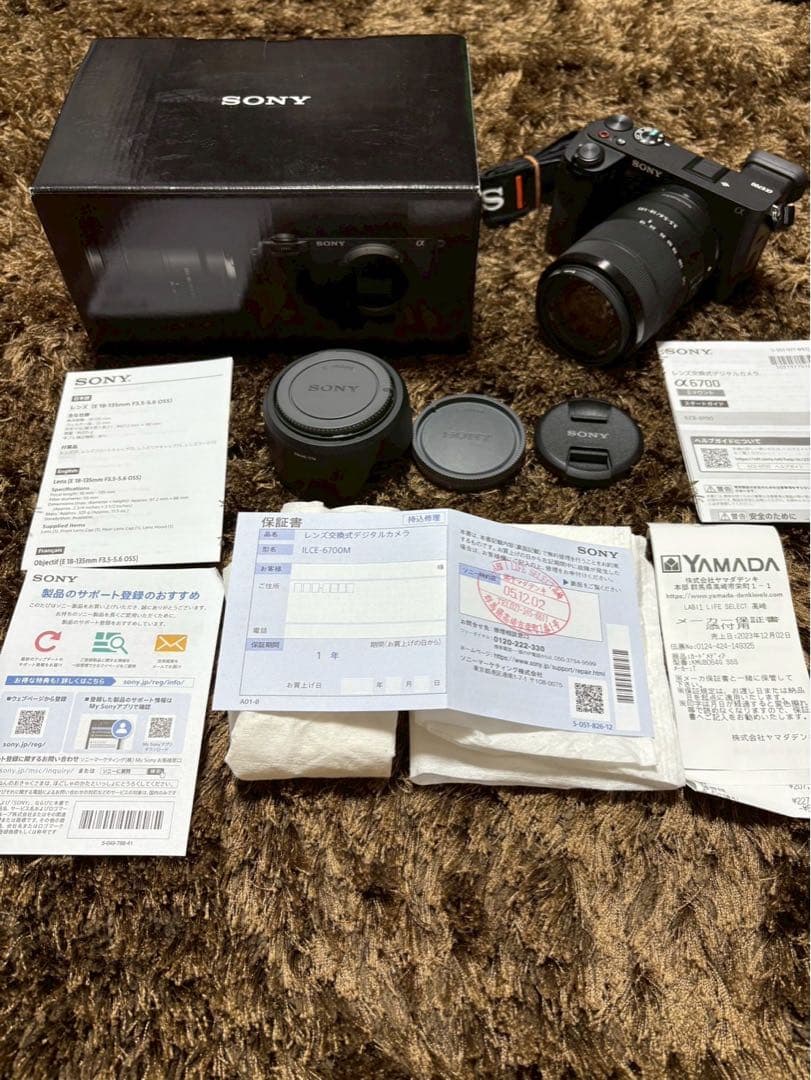 SONY α6700高倍速ズームレンズキット 付属品完備 ILCE-6700