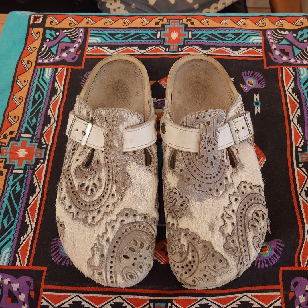 最終価格　ハラコ ビルケンシュトック　ボストン　 ペイズリー