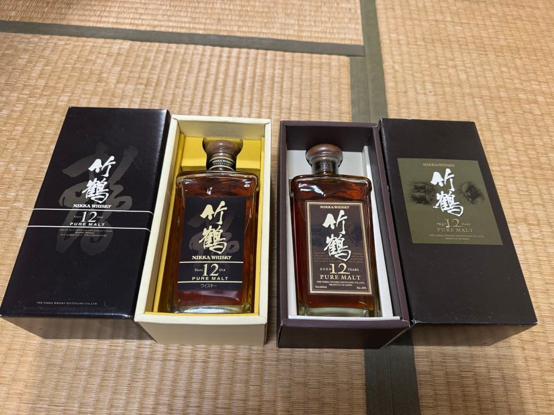 竹鶴 12年 ピュアモルト ウイスキー 660ml 2本セット