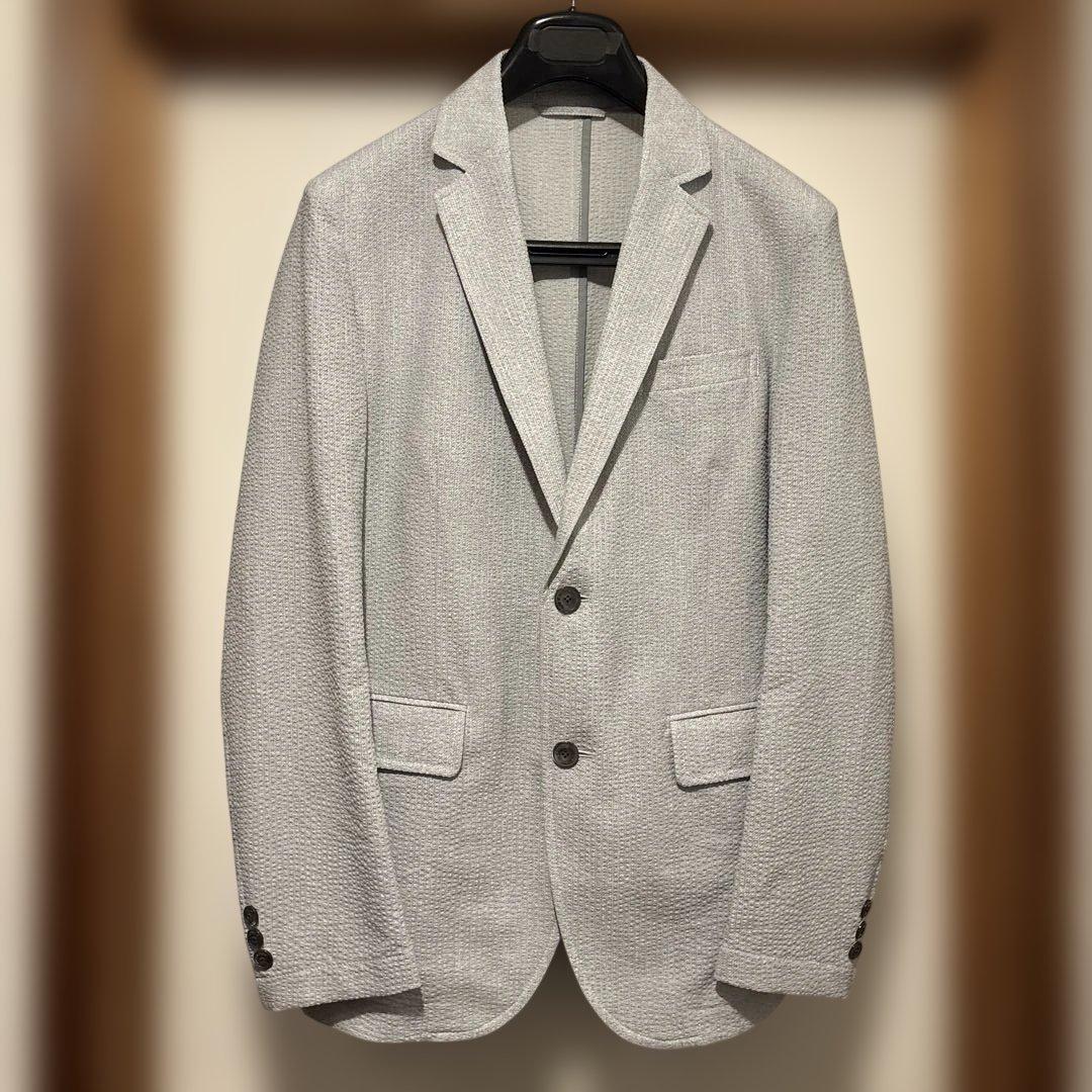 [✨極美品✨]EPOCA UOMOグレー テーラードジャケット Mサイズ