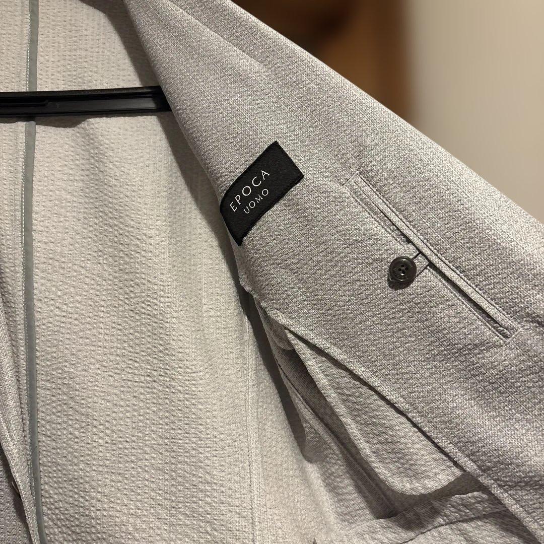 [✨極美品✨]EPOCA UOMOグレー テーラードジャケット Mサイズ