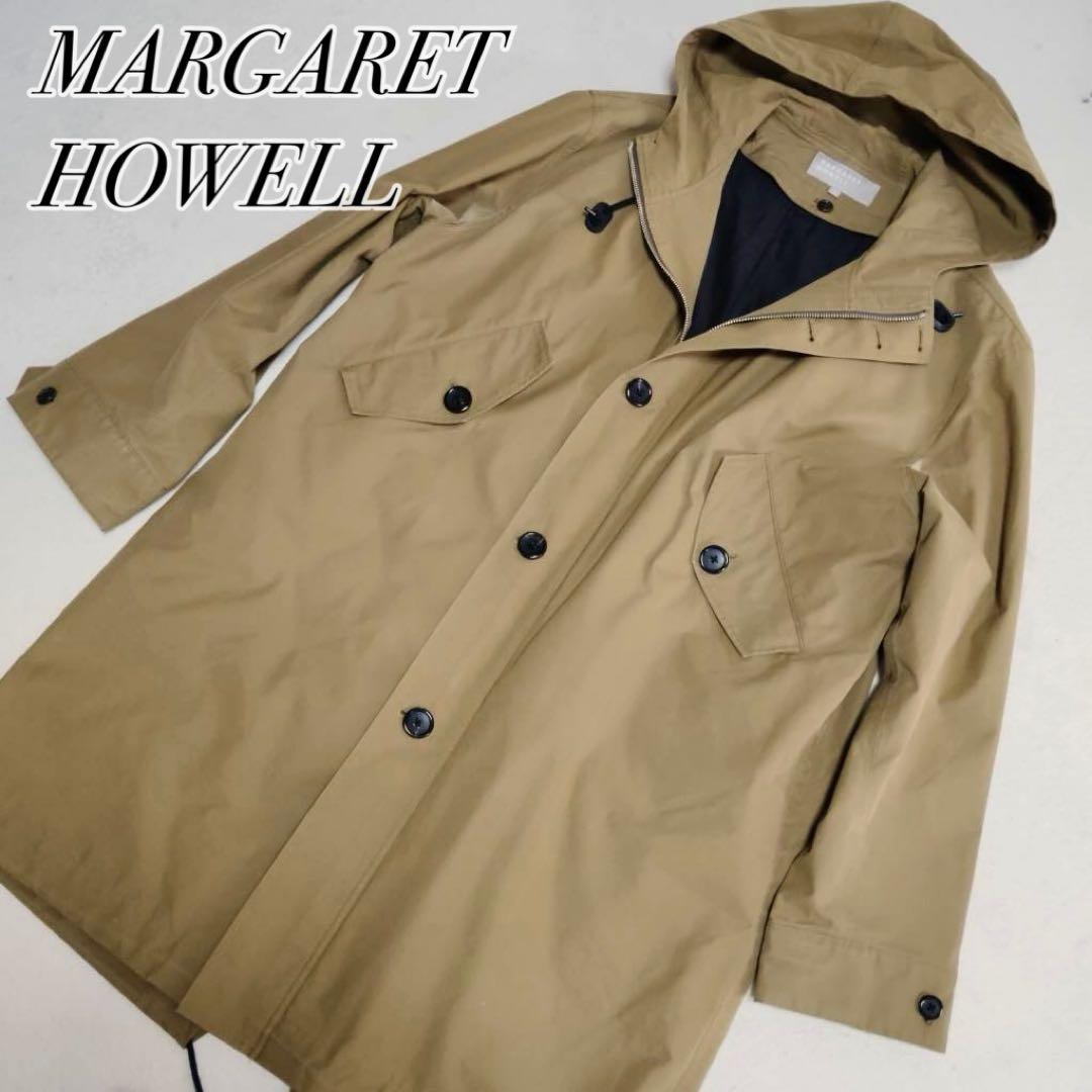 極美品　マーガレットハウエル　モッズコート　フーデットコート　ライナー付き　L