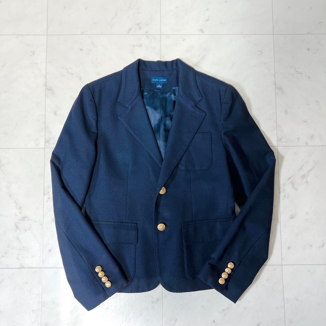 ラルフローレン セットアップ 紺ブレ 金ボタン キッズフォーマル 160/150
