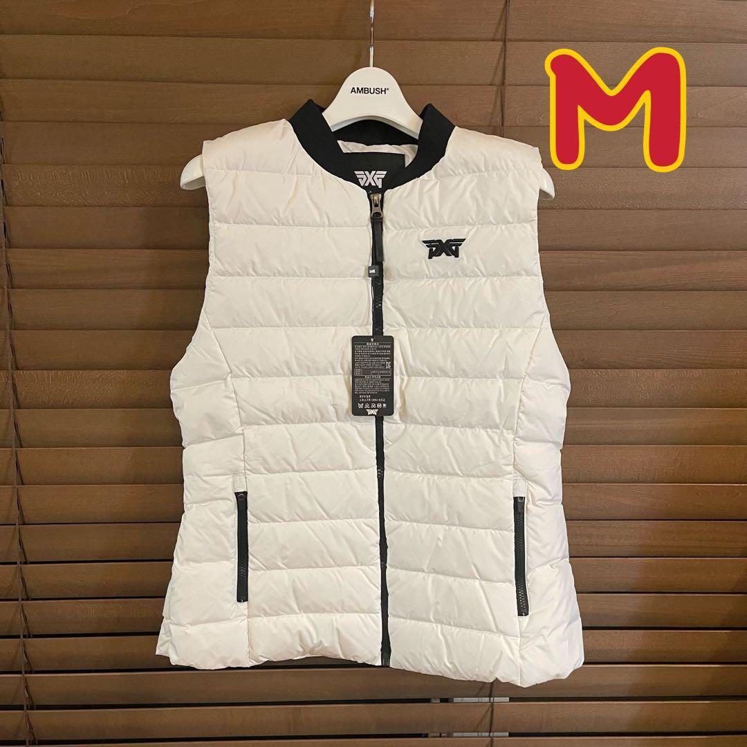 【白M】PXG ゴルフ レディース トップス ダウンベスト