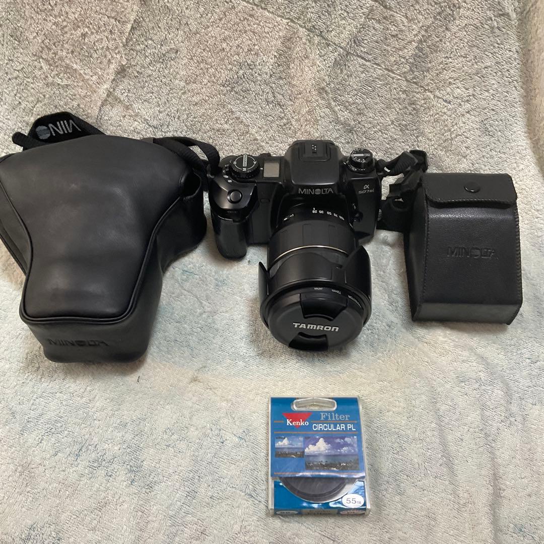 MINOLTA α507si フィルムカメラ + AF 28-300mm レンズ