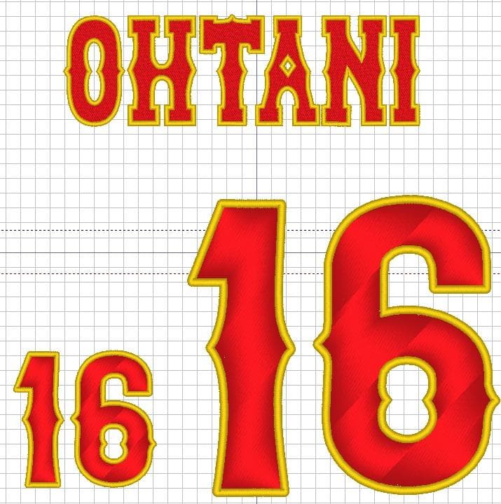 やふー　　WBC応援ワッペン　OHTANI16