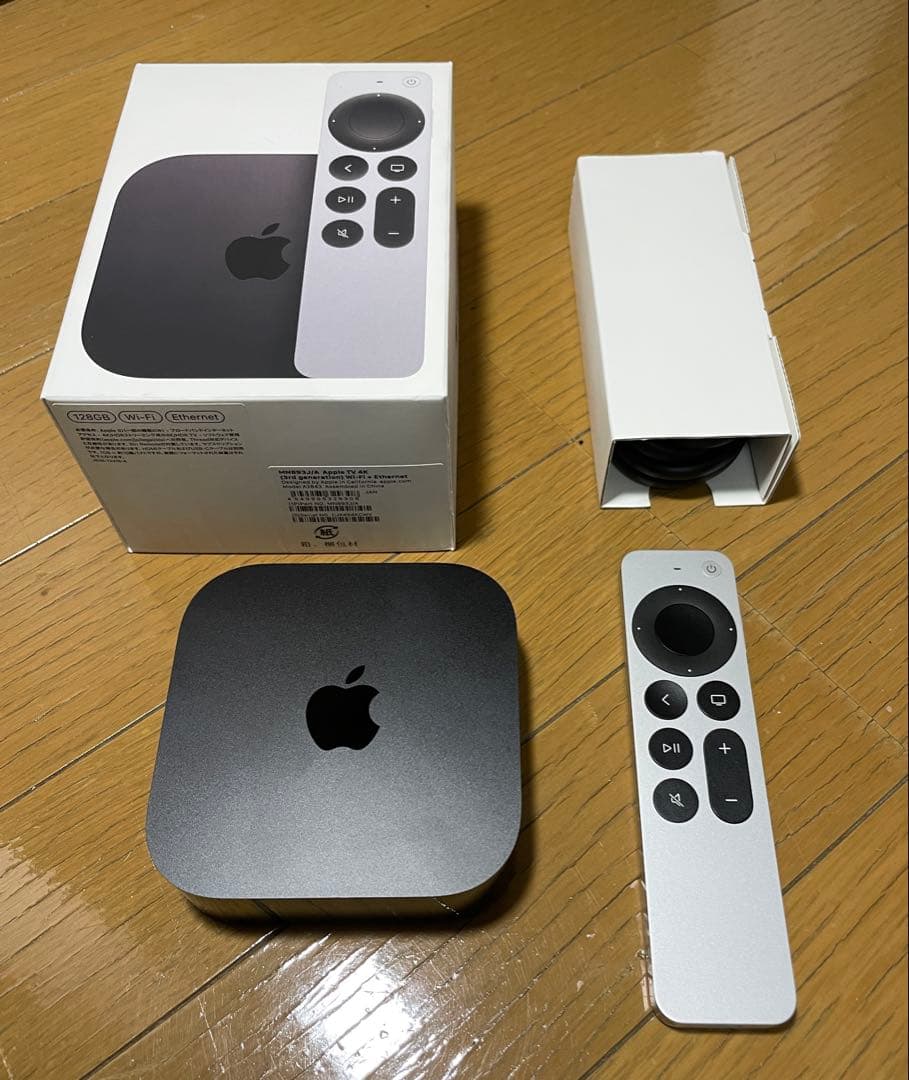【極美品】箱付AppleTV 4K Wi-Fi & Ethernet 128GB