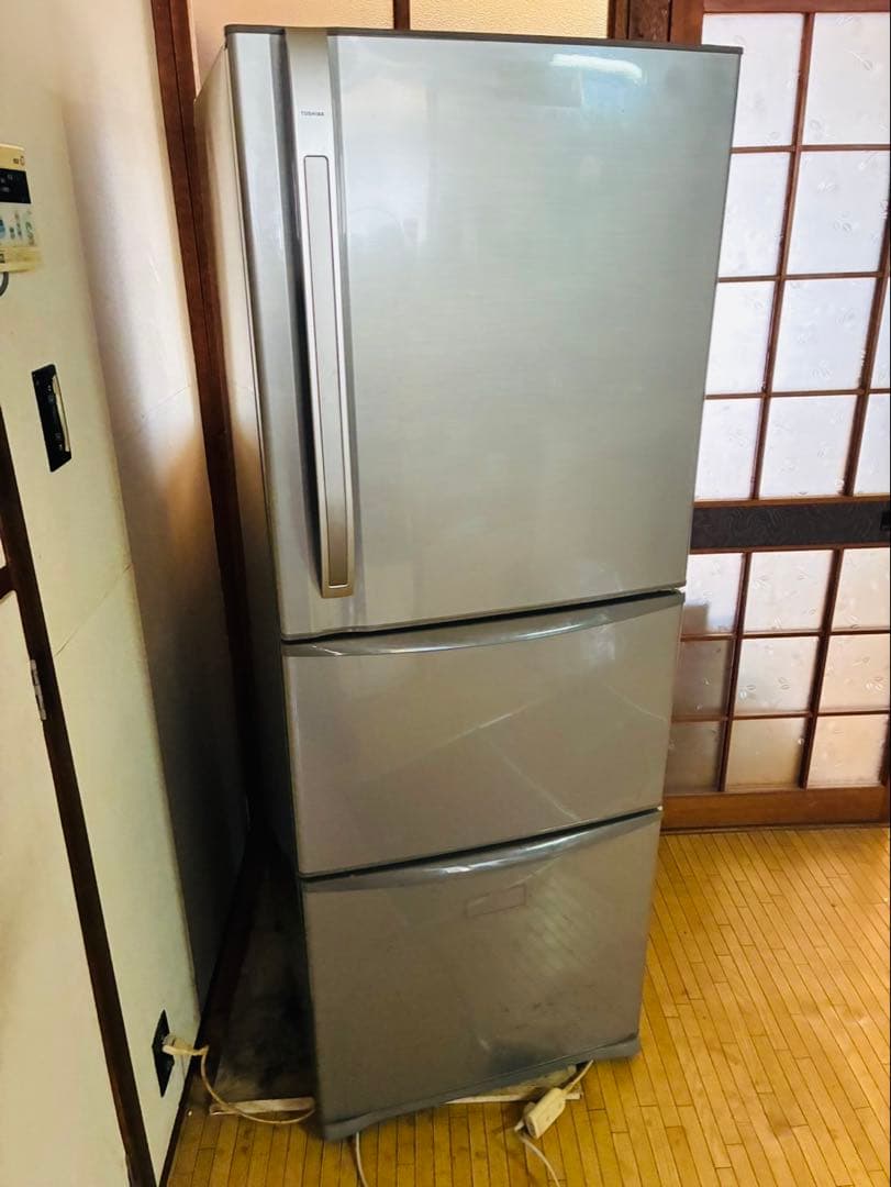 福岡発 東芝 TOSHIBA 冷蔵庫 冷凍庫 動作品 339L 大容量 家庭用