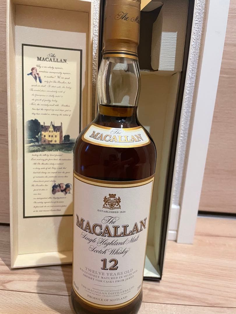 MACALLAN マッカラン12年 モルトウイスキー 750ml