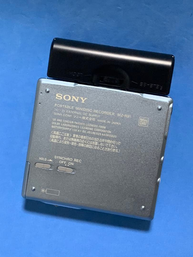 SONY 　MZ-R91 　ポータブルMDウォークマン 動作品
