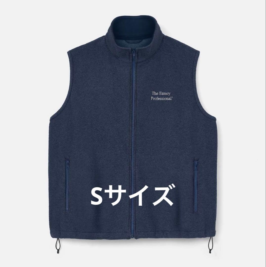 ENNOY フリースベスト ネイビー Sサイズ