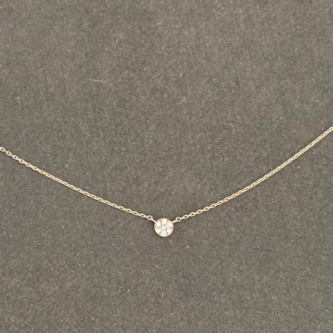 ete ネックレス　k10 ダイヤモンド　ピンクゴールド　PG