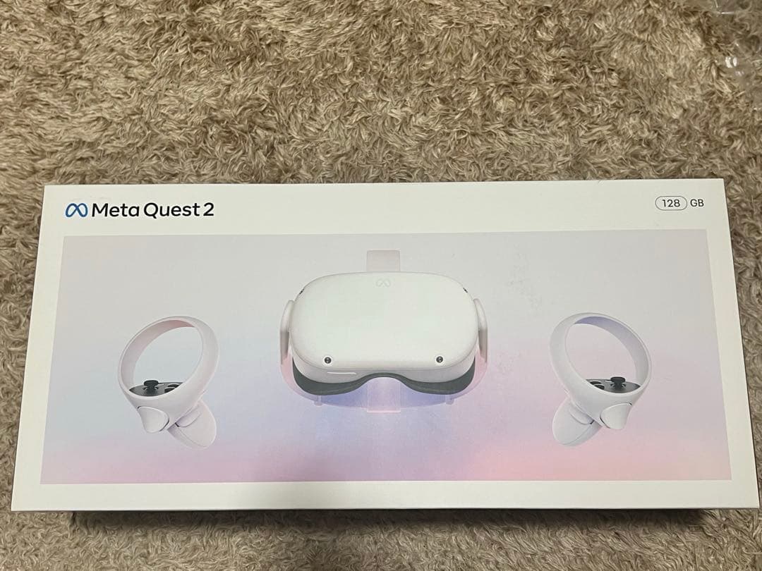  Quest 2 128GB本体 ヘッドセット、リンクケーブル付き