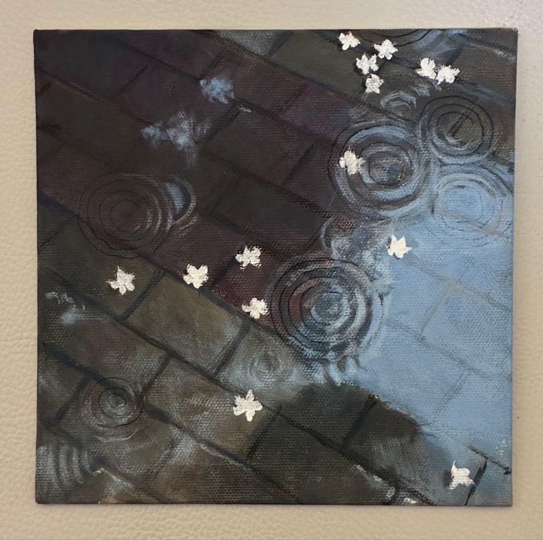 アクリル画　風景　1136