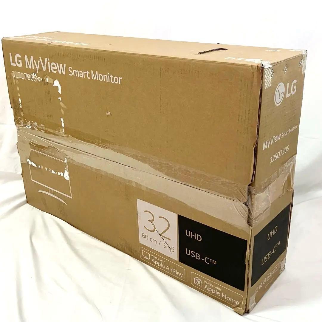 【美品】LG スマートモニター 32SQ730S-H 4K 31.5インチ