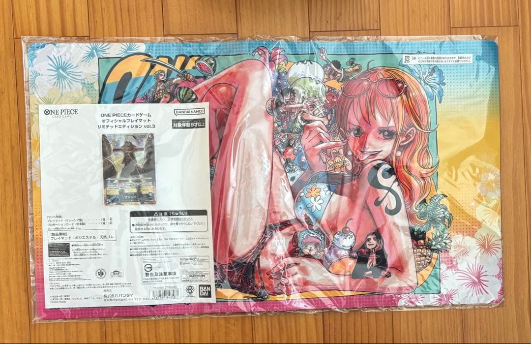 ワンピースカード　ナミ　プレイマット　リミテッドエディションvol3 ウソップ