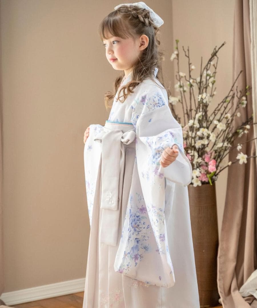 Catherine Cottage 簡単着付けの刺繍入り袴セット　160 卒業式