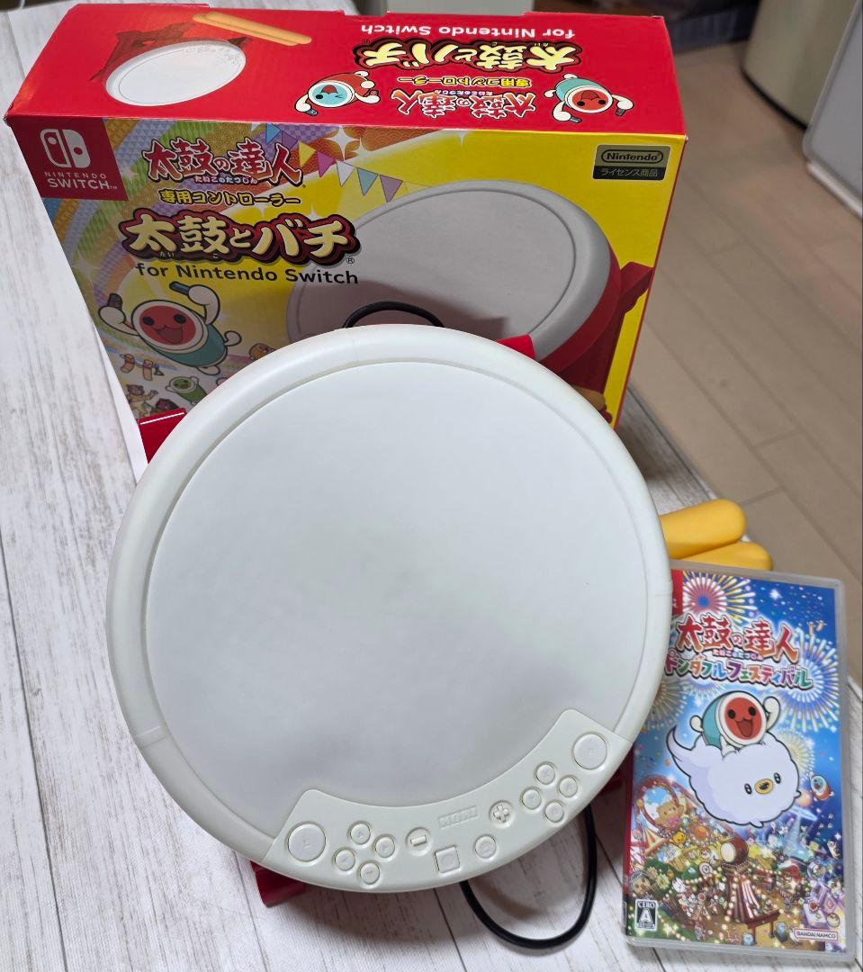 太鼓の達人 ソフト　太鼓とバチ