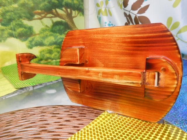 新品未使用(送料無料)8.980円　木製三線台3個セット 折り畳み