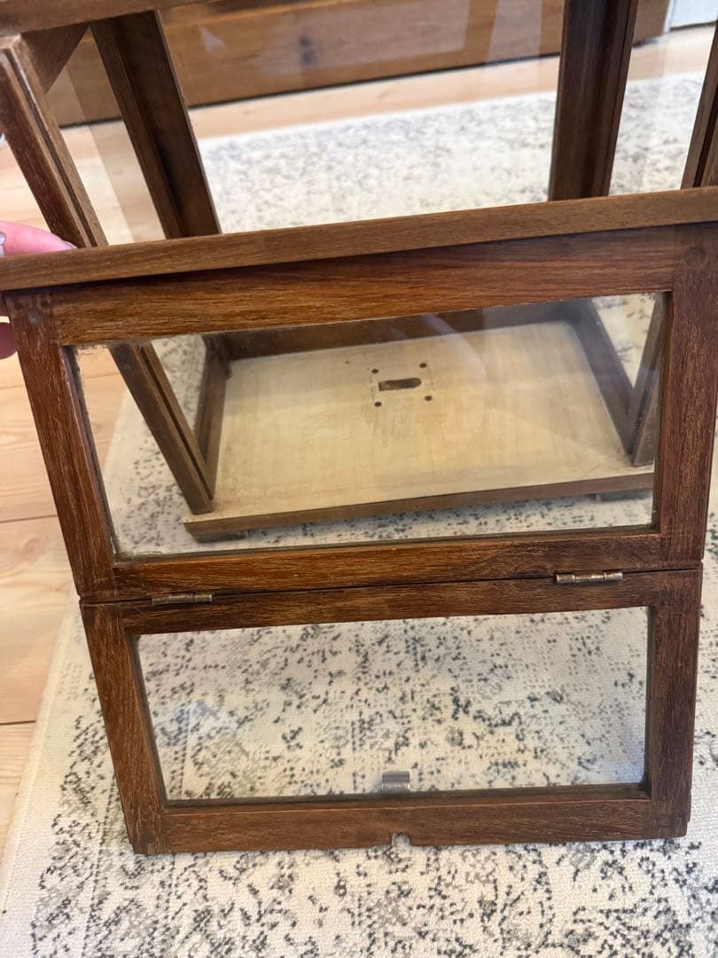 ※お値下げ※【展示品】ヴィンテージ 木製ガラスケース