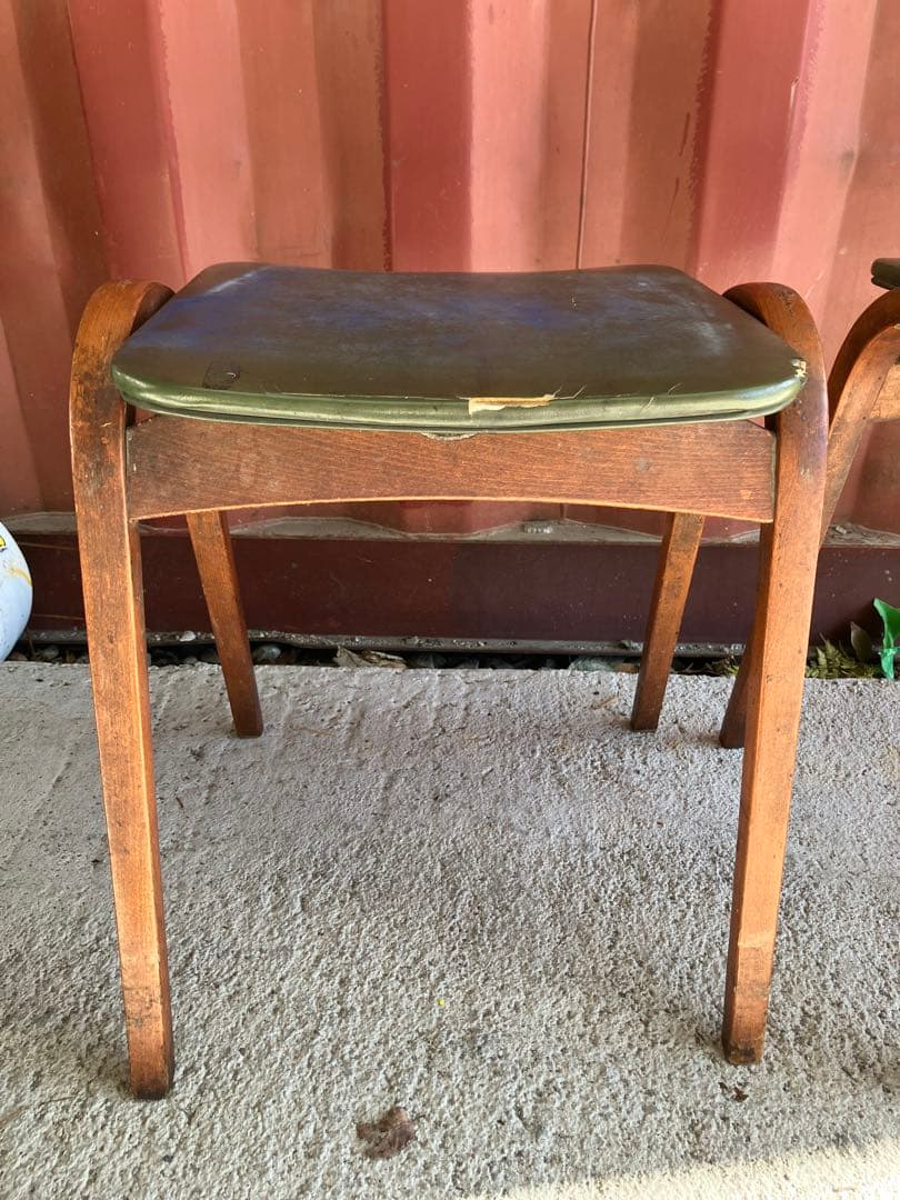 ヴィンテージ　秋田木工　剣持勇　スタッキングスツール