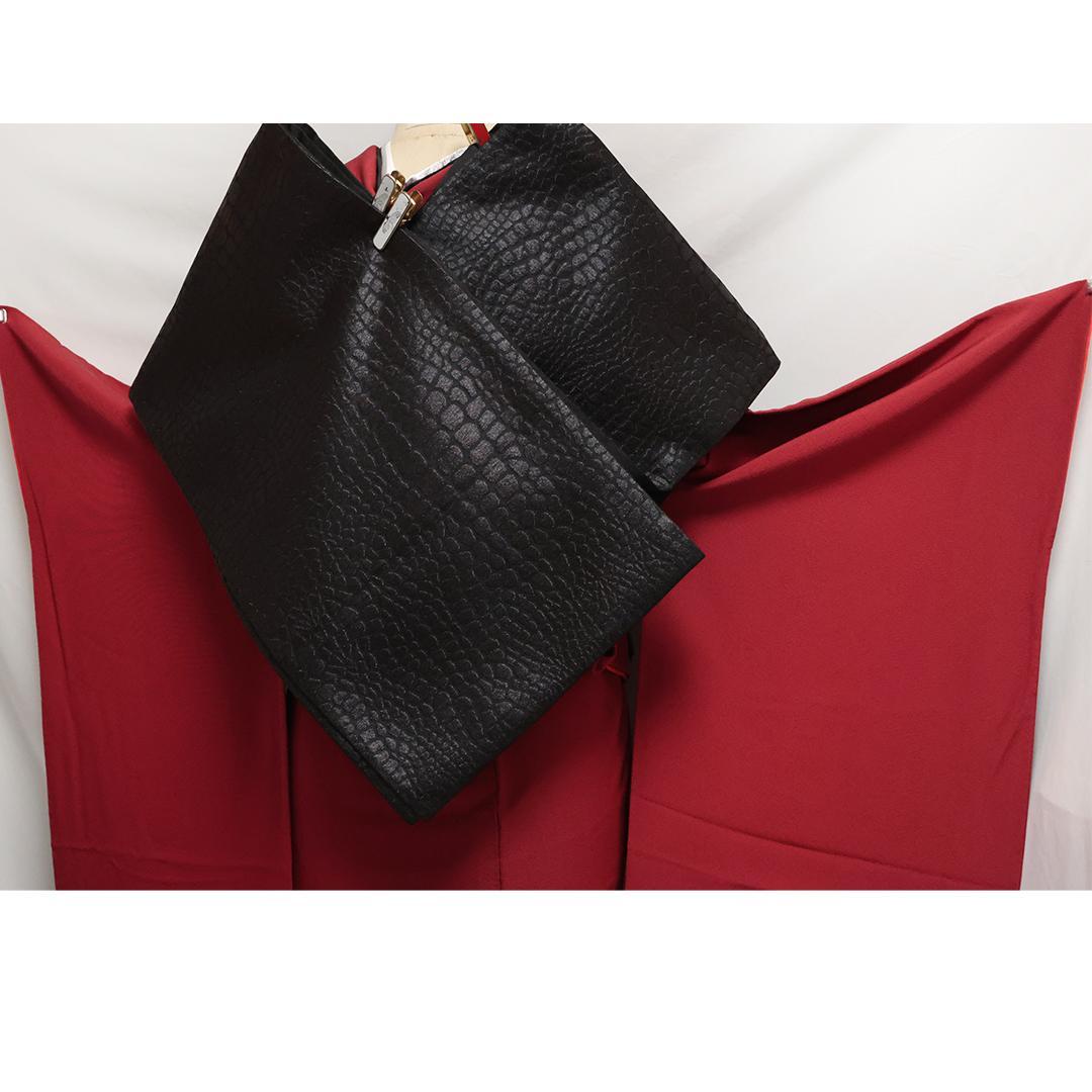 ◆振袖セット ◆刺繍入り色無地丈157cm赤系フルセット35Ao