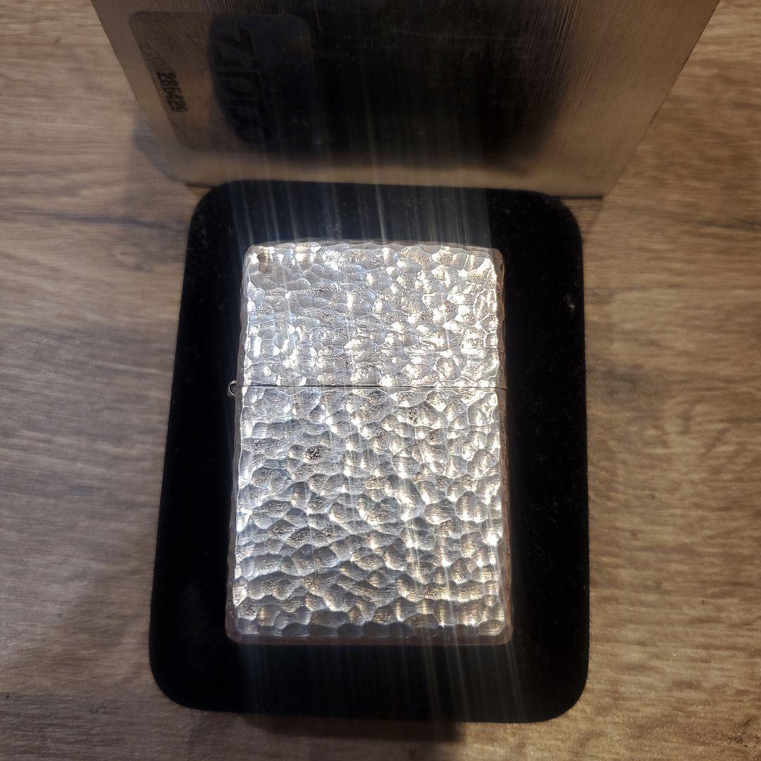 ZIPPO スターリングシルバー ハンマートーン