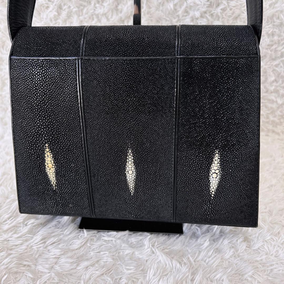 極希少✨海の宝石　スティングレイ　ワンショルダーバッグ　エイ革　フォーマルバッグ