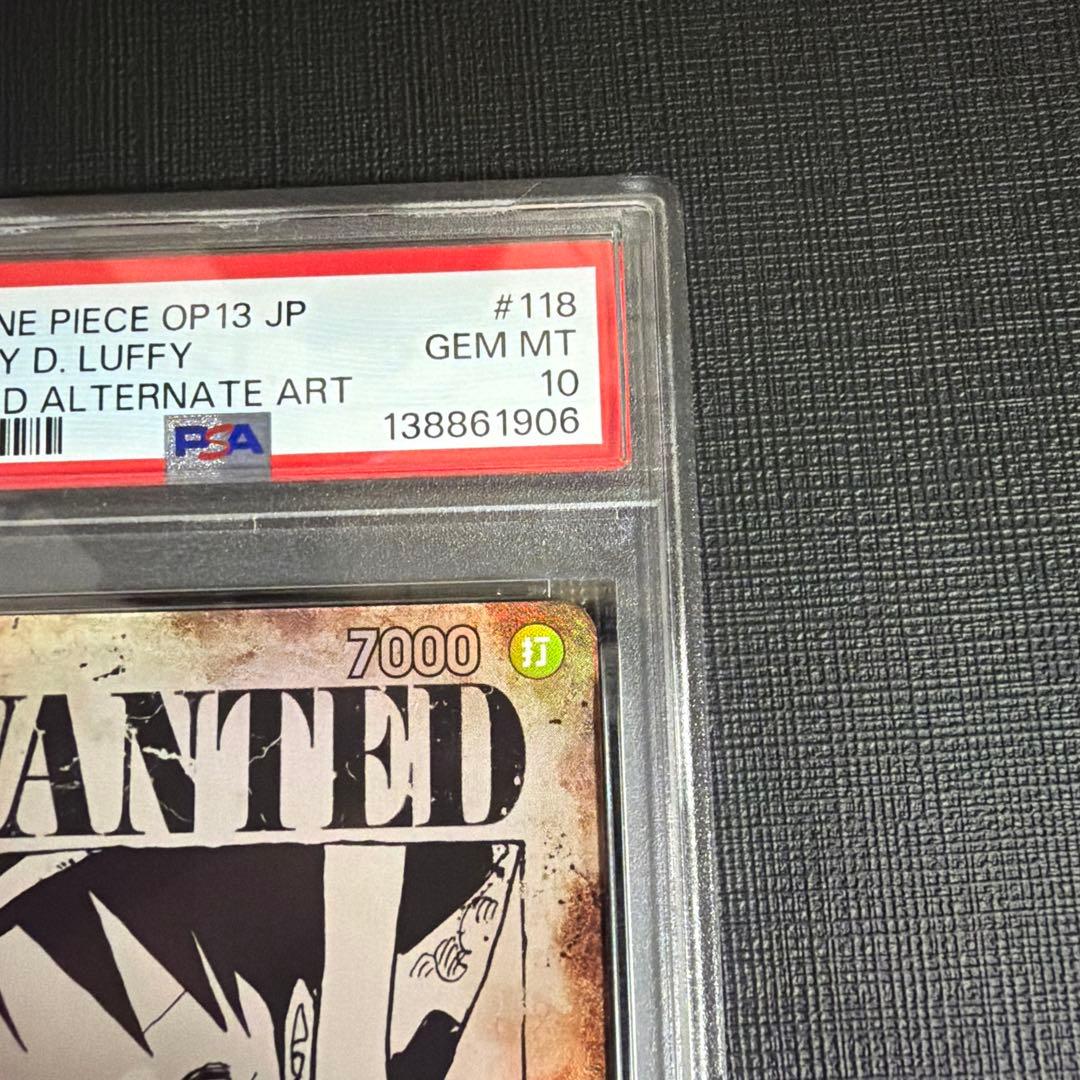 【PSA10】モンキー・D・ルフィ：手配書 SEC-SPC