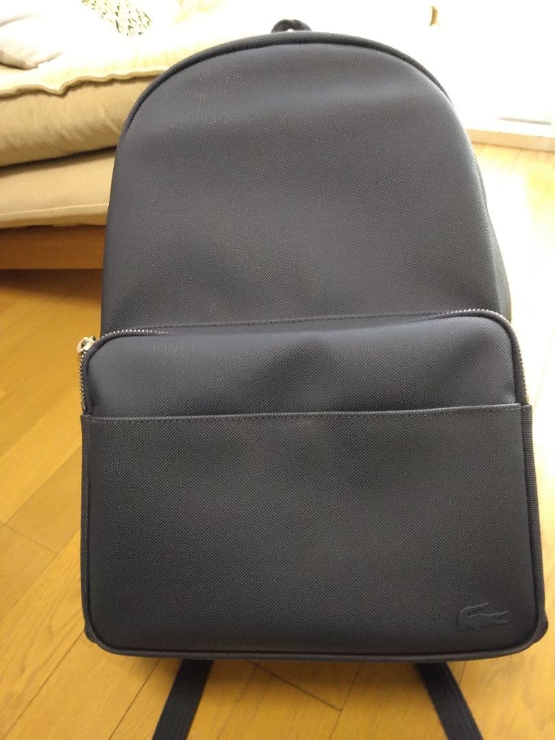 美品 LACOSTE リュック A4 PC ビジネス 通勤 通学 ラコステ