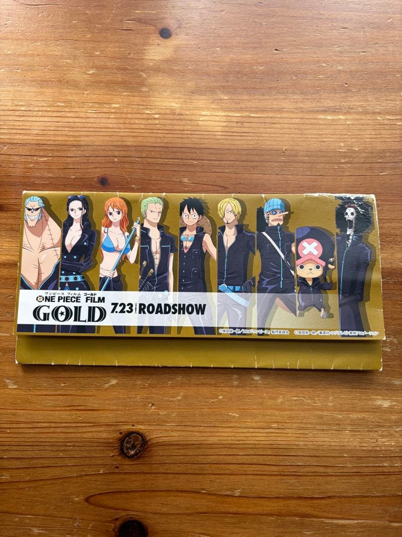 ONE PIECE FILM GOLD 金箔　カード　非売品