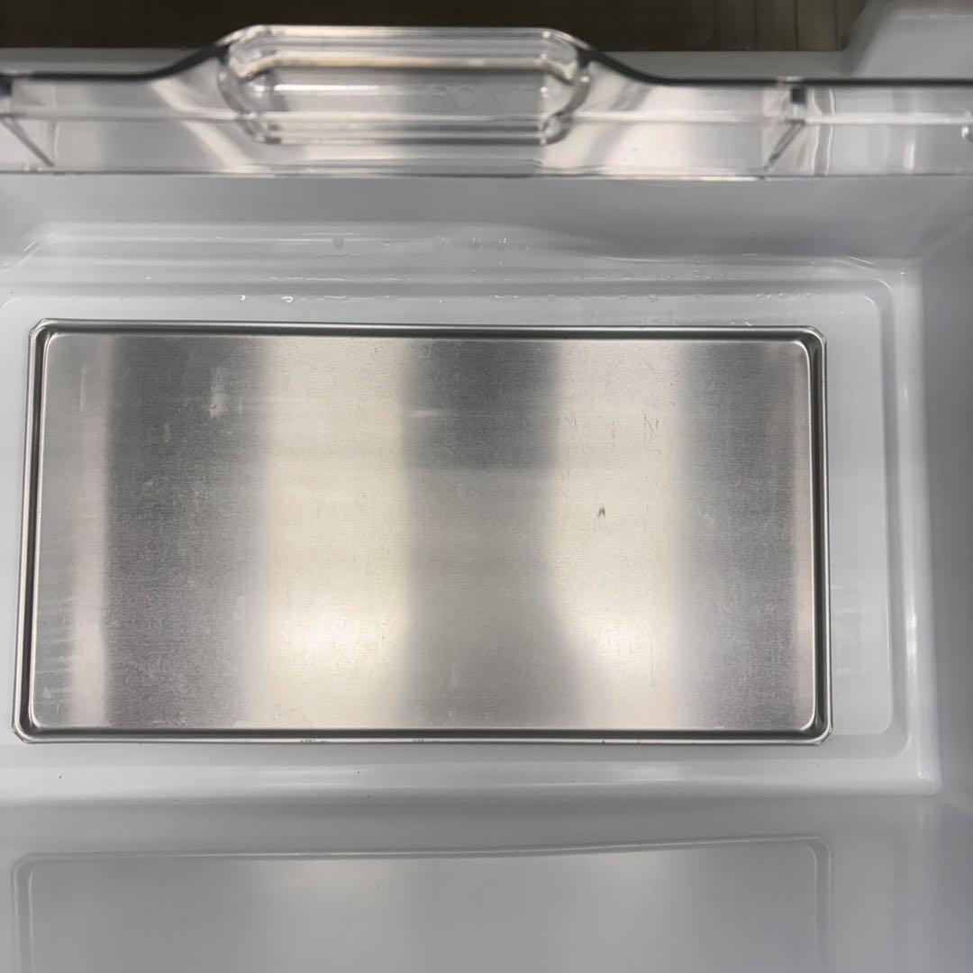 642 東芝　大型冷蔵庫　400L強　小型　家庭用　自動製氷　観音開き　シルバー