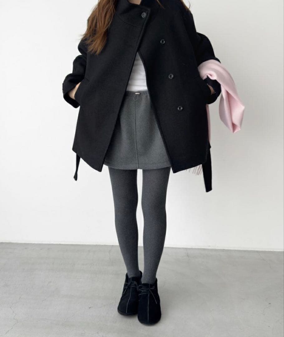 El mar フリースミニスカート Canaljean