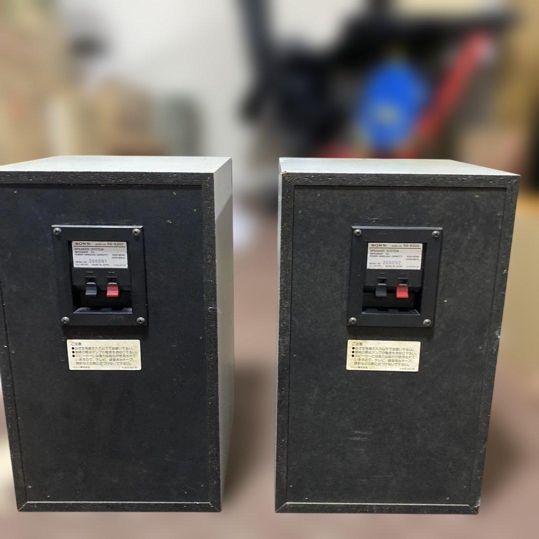 【動作確認済】SONY スピーカー ペアブックシェルフ　SS-X300