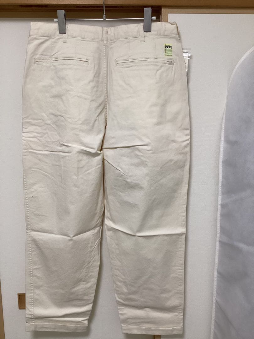 Beams SSZ BILL CHINO PANTS ホワイト Lサイズ